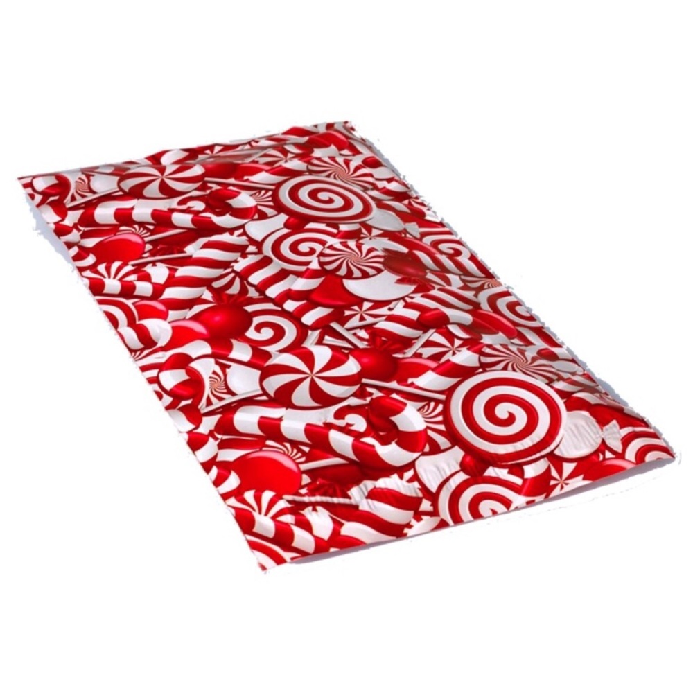 Candy Cane Lollipop Designer Poly Mailers Envelopes Printed Bags 10x13 (25 Pack - Picture 4 of 11